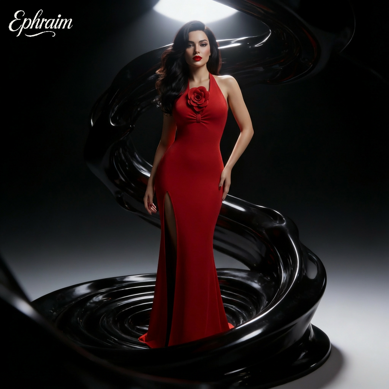 Floral Halter Maxi Dress