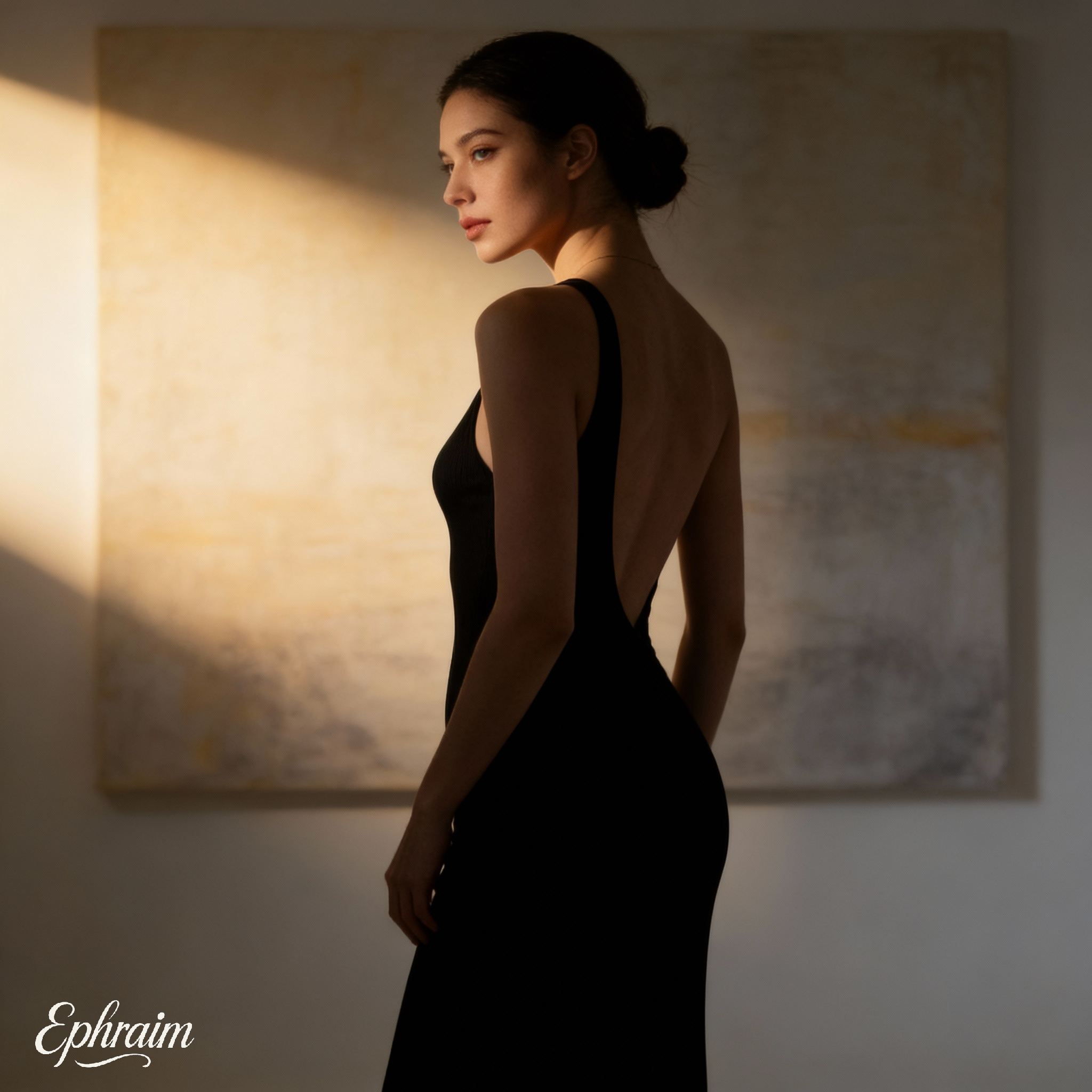 Beveled Backless dress