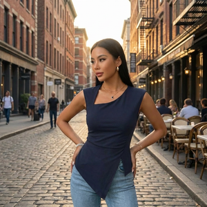 Off-Shoulder Slim Pullover