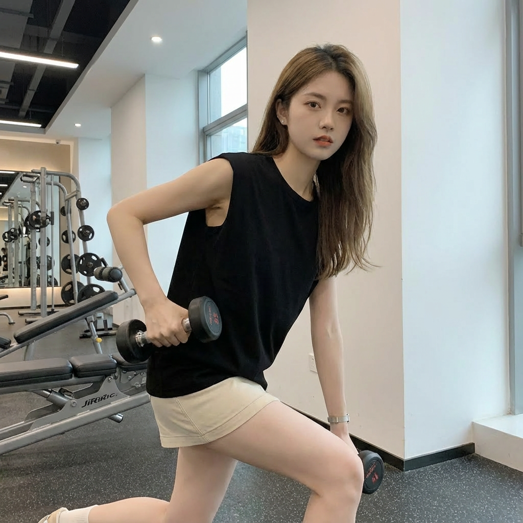 Sleeveless Distressed Commuter Top