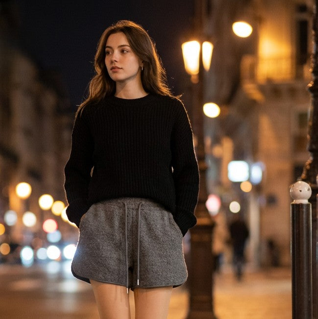 Lambswool Cozy Shorts