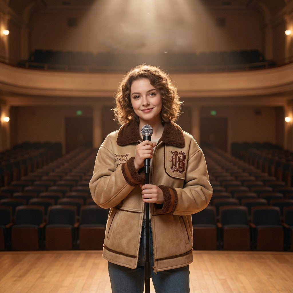 Minimalist Khaki Zip-Up Cardigan