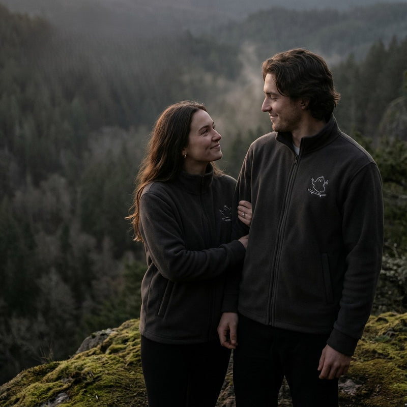 Double-sided polar fleece plus size coat