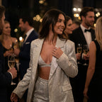 Metallic 3-Piece Suit Set