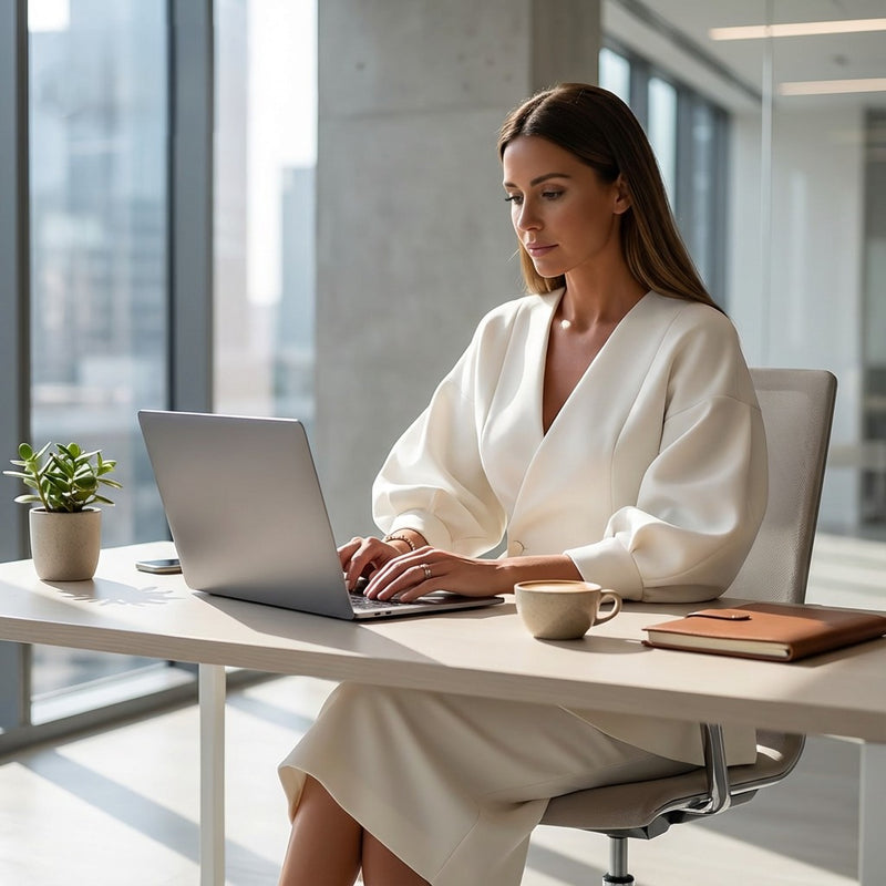 Bubble Sleeve Dress Suit