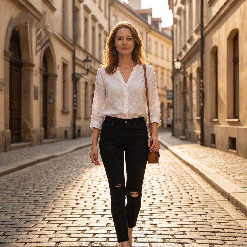 High-Waist Commuter Leggings Pants