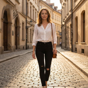 High-Waist Commuter Leggings Pants