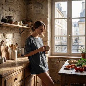 cotton short-sleeved T-shirt