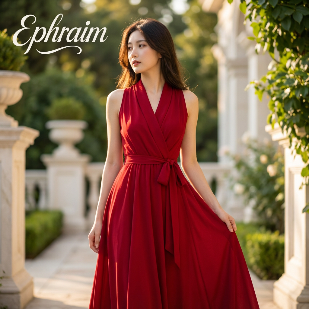 High Waist Sleeveless Long Dress