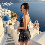 Strap Style A-Line Mini Dress