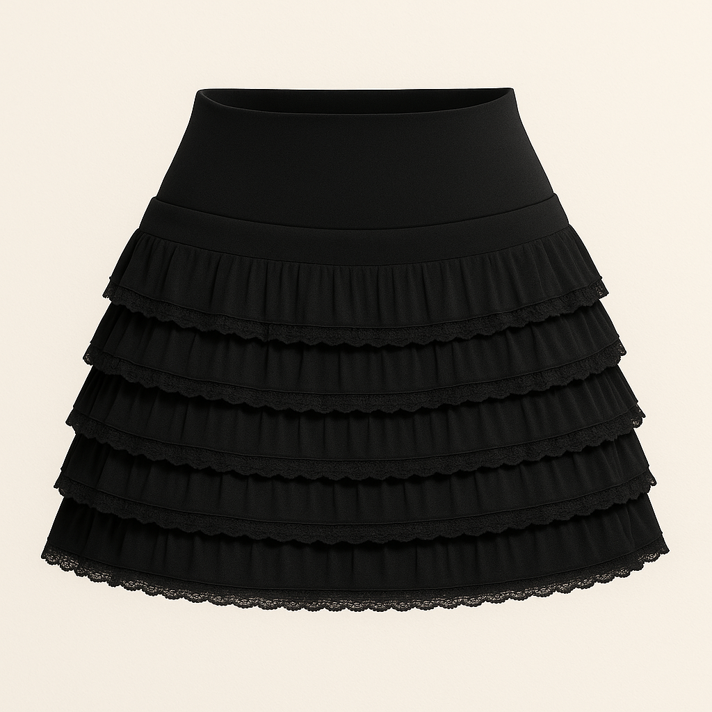 Trendy Pleated Mini Skirt