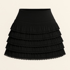 Trendy Pleated Mini Skirt
