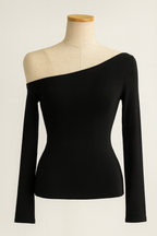 Asymmetrical Long-Sleeve