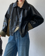 Korean PU Leather Jacket