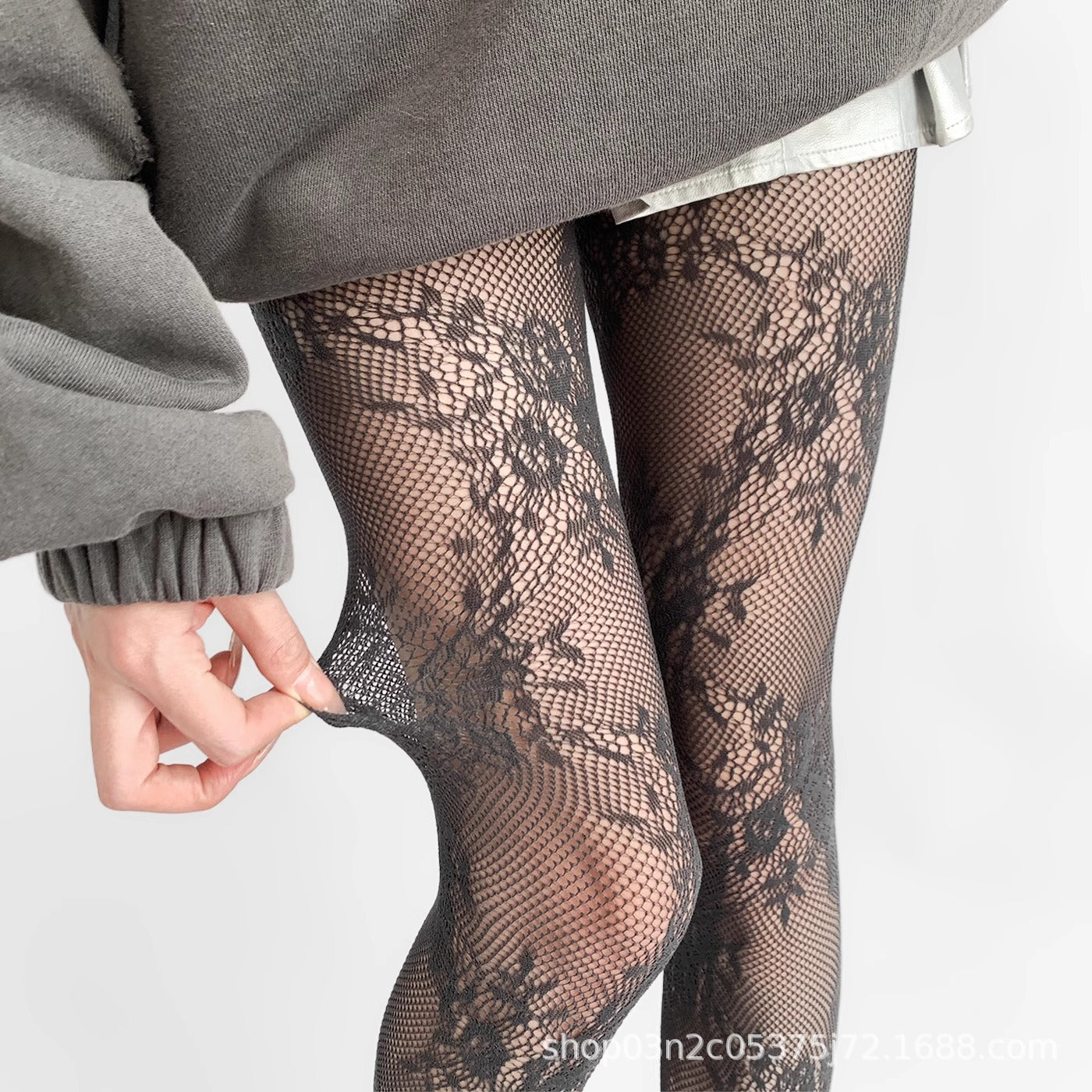 Night Teaching Room Lace Pantyhose