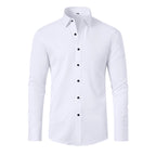 Elastic Non-Iron Men’s Long-Sleeved Shirt