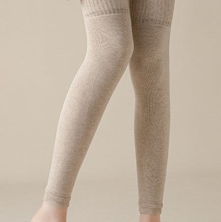 Women’s Fleece-Lined Long Tube Knee Socks