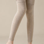 Women’s Fleece-Lined Long Tube Knee Socks
