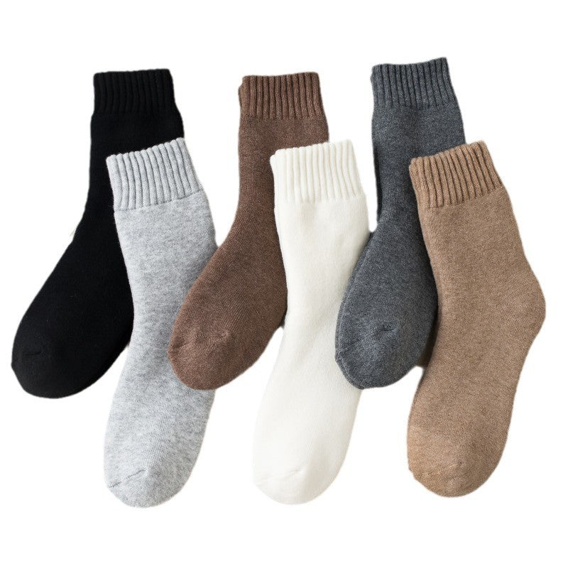 Winter Plush Fleece-Lined Socks