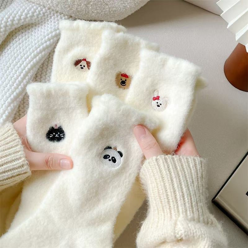 Plush Mink-Fleece Socks