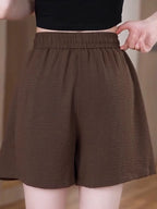 High-Waist Wide-Leg Summer shorts