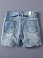 Straight Denim Shorts