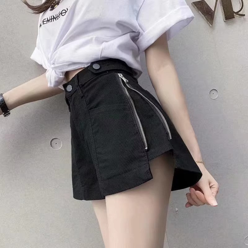 A-Line High-Waist Shorts