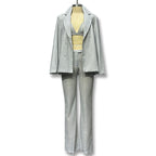 Metallic 3-Piece Suit Set