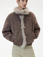 Soft Fur-Collar Coat