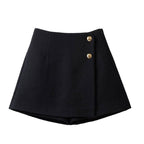 Small Fragrance Tweed A-Line Shorts