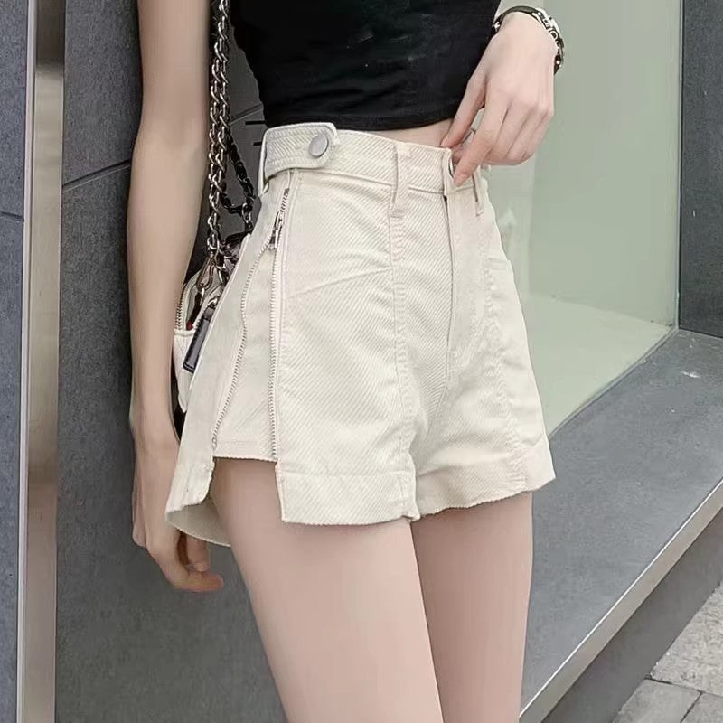 A-Line High-Waist Shorts