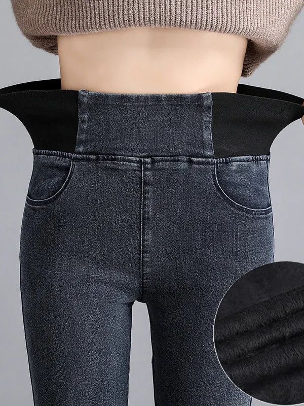 High-Waist Pencil Pants