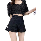 A-Line High-Waist Shorts
