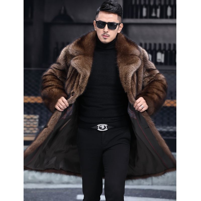 Men’s Faux Mink Fur Coat