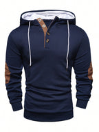 Jacquard Hooded Sweatshirt