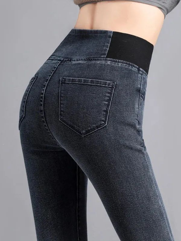 High-Waist Pencil Pants