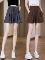 High-Waist Wide-Leg Summer shorts