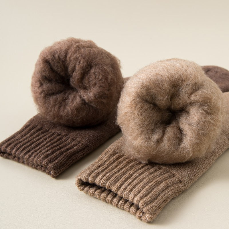 Winter Plush Fleece-Lined Socks