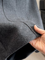 HIGH-WAIST WOOLEN STRAIGHT SHORTS