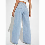 Slim Straight Denim Trousers