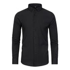 Elastic Non-Iron Men’s Long-Sleeved Shirt