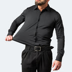 Elastic Non-Iron Men’s Long-Sleeved Shirt