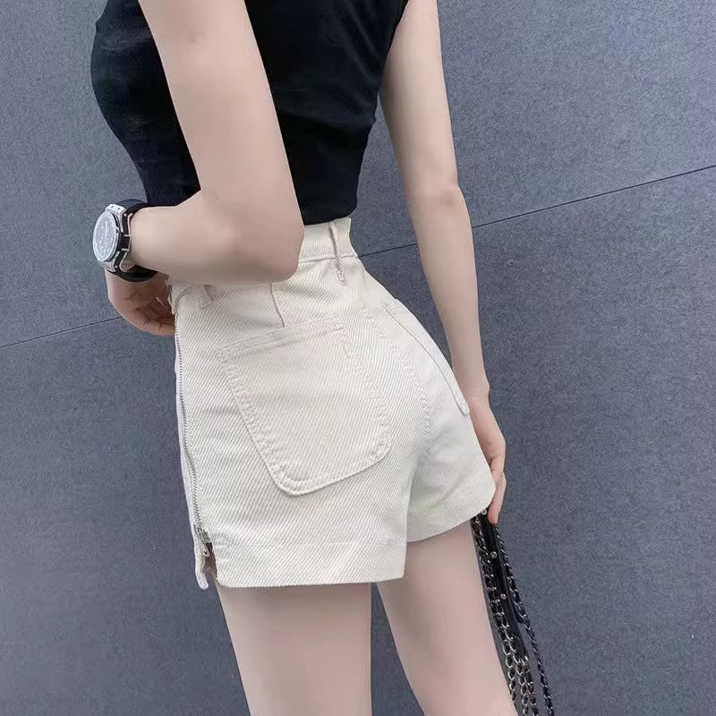 A-Line High-Waist Shorts