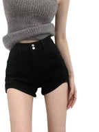 High-Waist Baggy 3/4 Pants