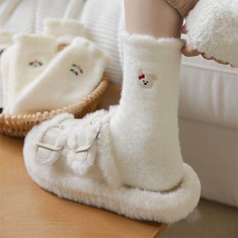 Plush Mink-Fleece Socks