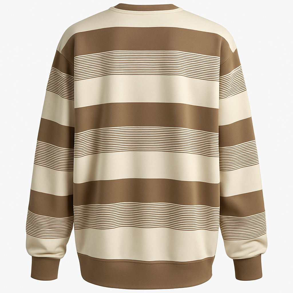 Striped Thin Sweatshirt