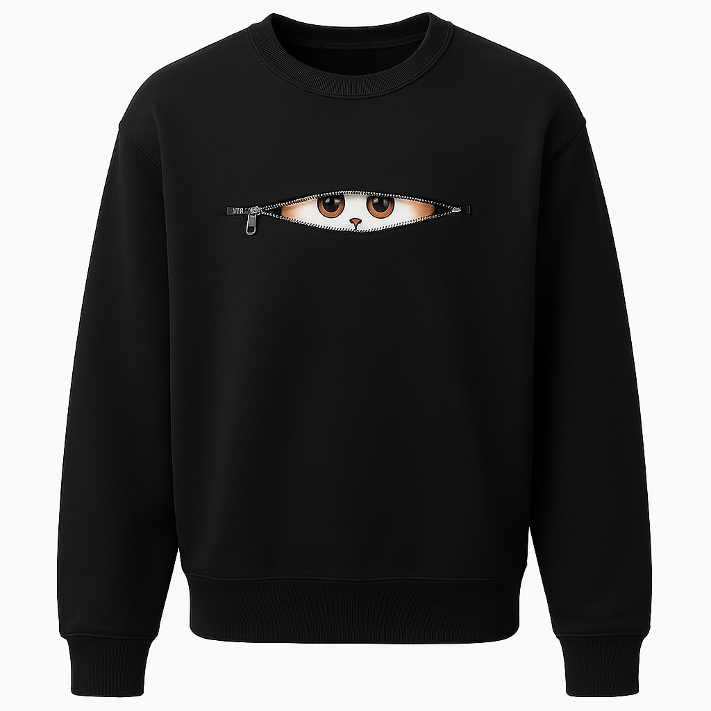 Peek-A-Boo Cat Sweatshirt