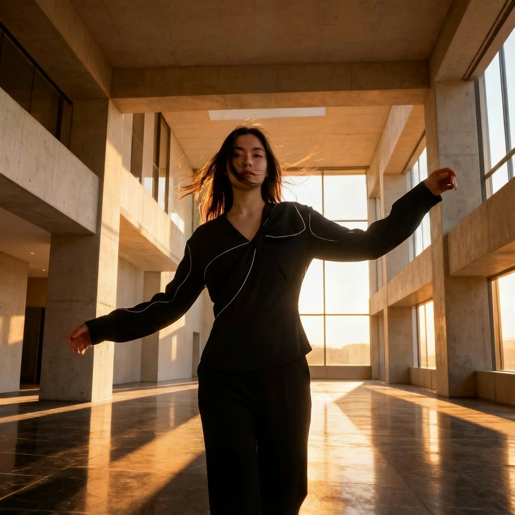 Commuter Long Sleeve Doll Collar Chiffon Shirt