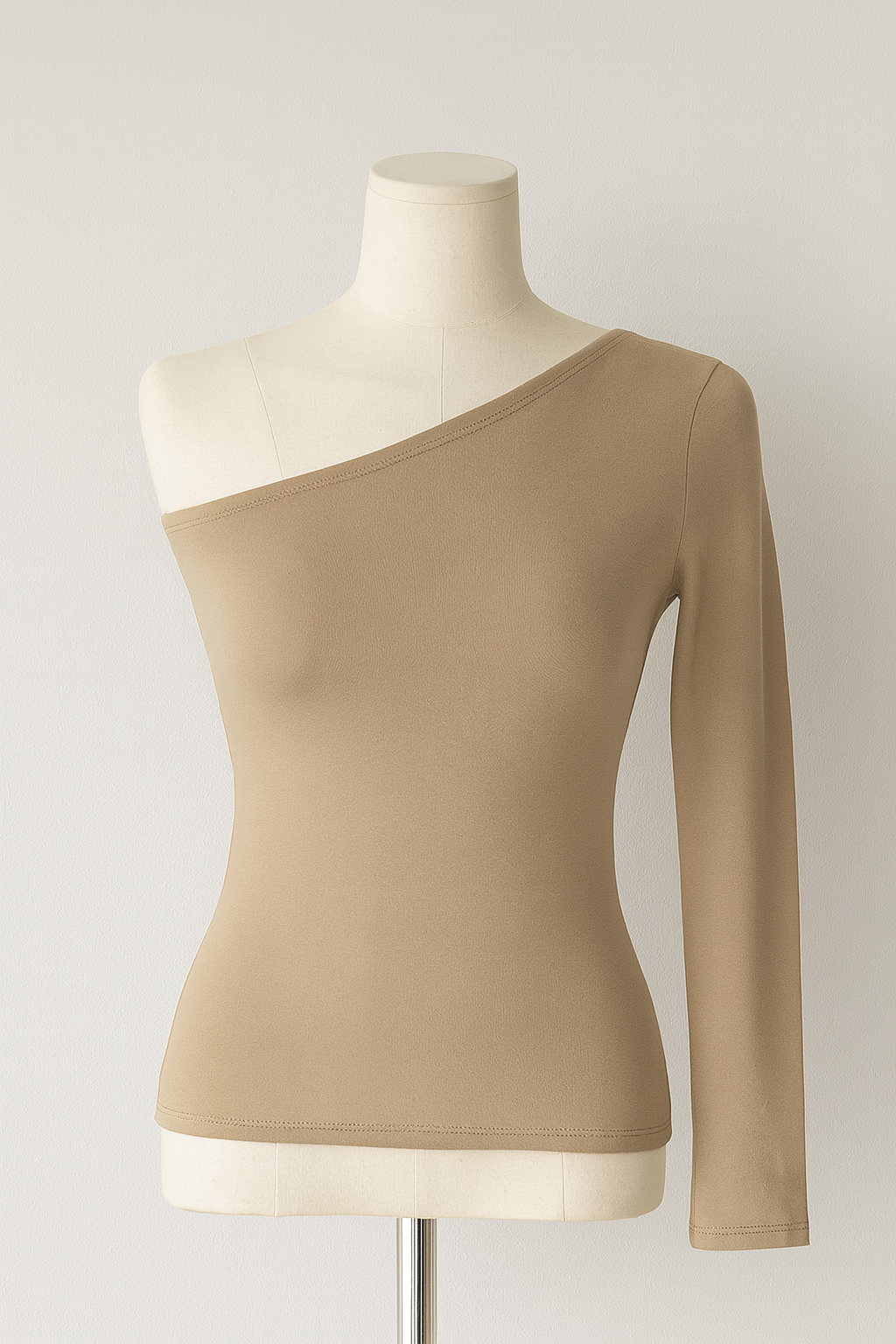 Asymmetrical Long-Sleeve