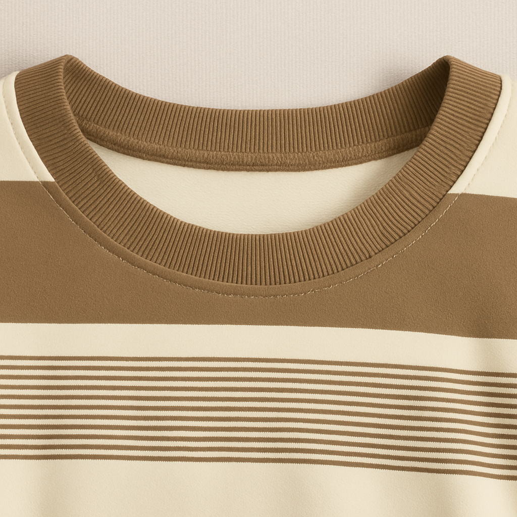 Striped Thin Sweatshirt